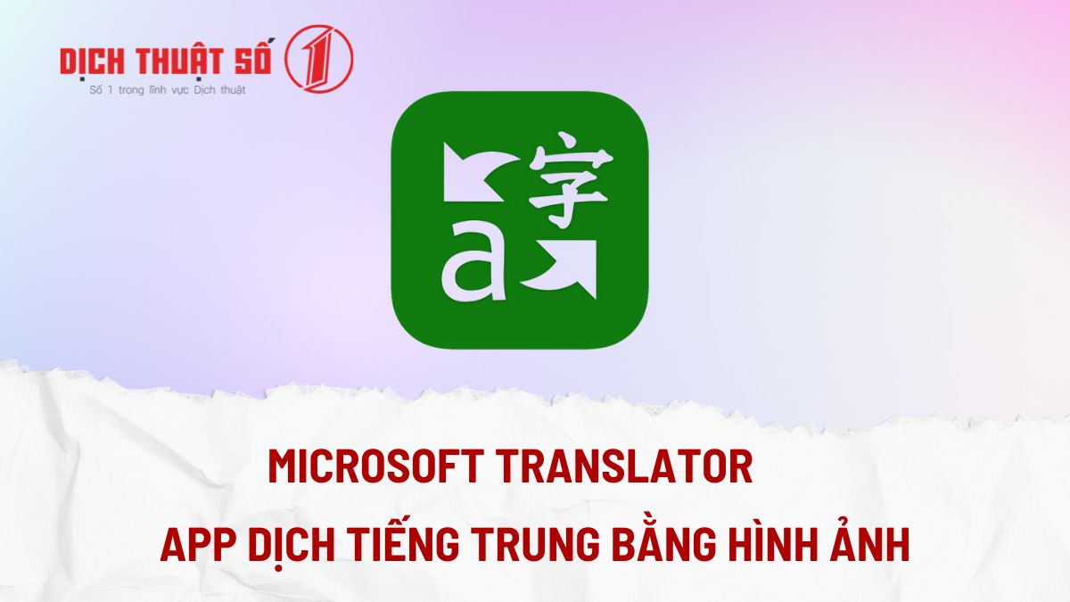 dịch tiếng trung bằng hình ảnh