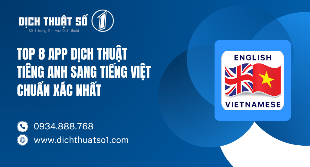 Top 8 App dịch tiếng Anh sang tiếng Việt tốt nhất hiện nay