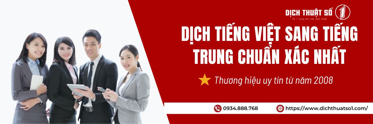 Dịch tiếng Việt sang tiếng Trung