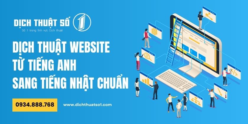 dịch một trang web từ tiếng Anh sang tiếng Nhật