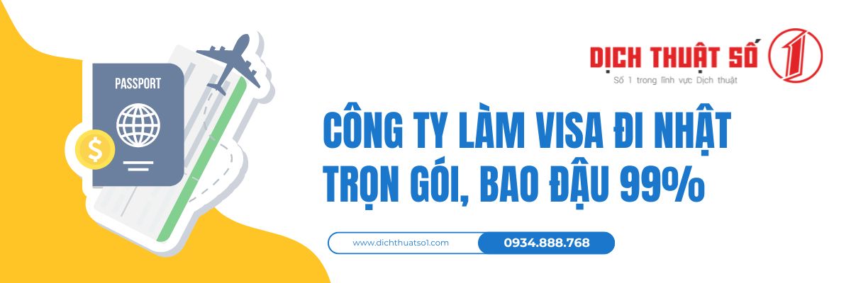 Dịch vụ xin Visa Nhật trọn gói qua công ty dịch thuật