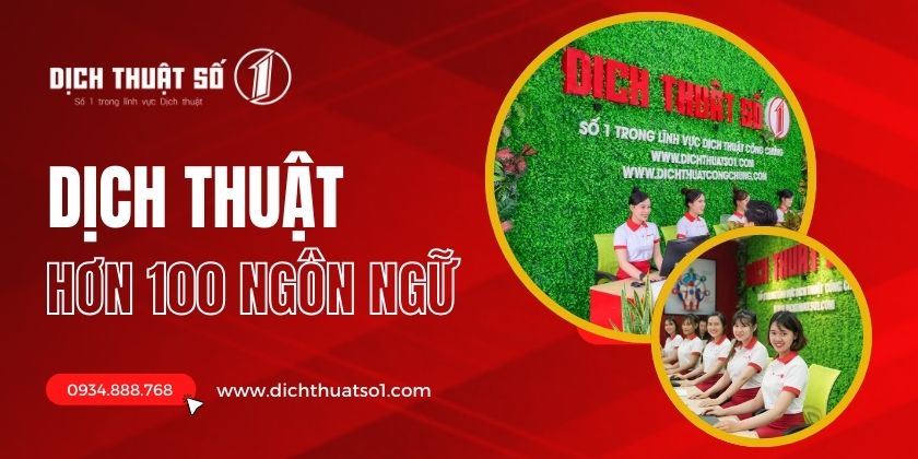 Dịch thuật công chứng hơn 100 ngôn ngữ tại quận Thanh Xuân