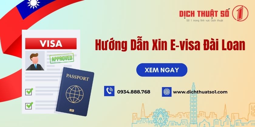 E-visa Đài Loan