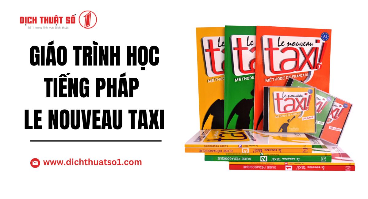 giáo trình tiếng pháp Le Nouveau Taxi