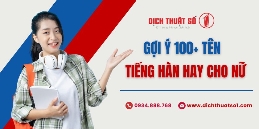 Tên Tiếng Hàn Hay Cho Nữ 