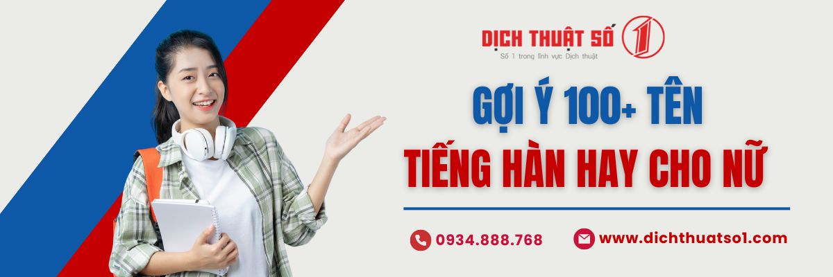 Tên Tiếng Hàn Hay Cho Nữ 