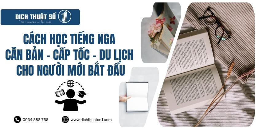 Cách học tiếng Nga căn bản - cấp tốc - du lịch cho người mới bắt đầu