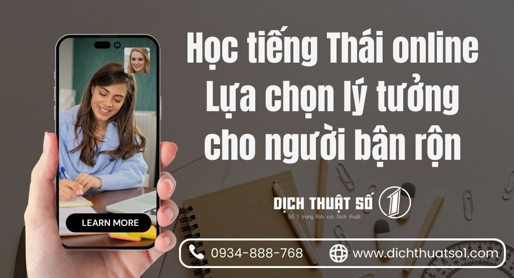 Học tiếng Thái online - Lựa chọn lý tưởng cho người bận rộn