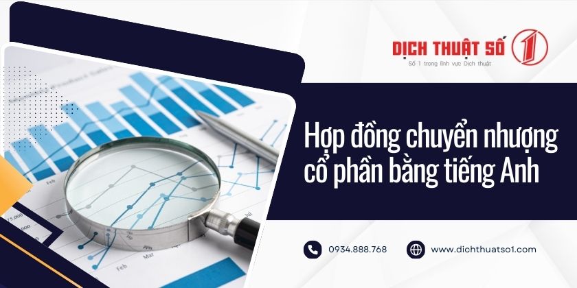 Hợp đồng chuyển nhượng cổ phần tiếng Anh