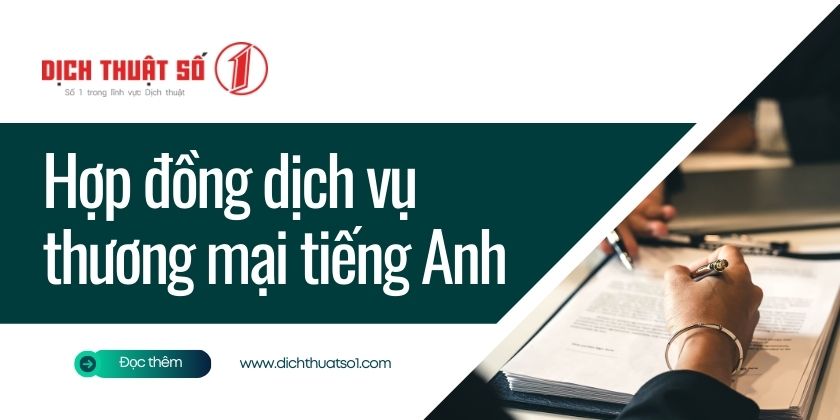 Mẫu hợp đồng cung cấp dịch vụ bằng tiếng Anh