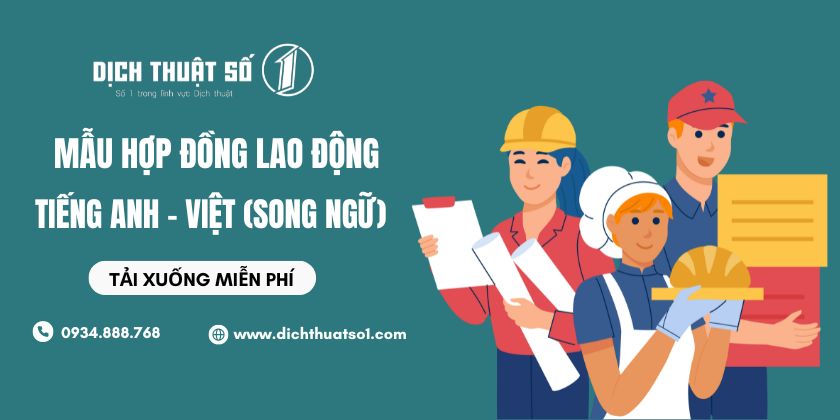 Hợp Đồng Lao Động Tiếng Anh