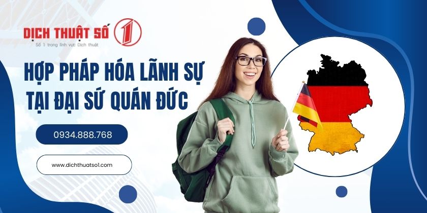 Hợp pháp hóa lãnh sự giấy tờ tại Đại sự quán Đức