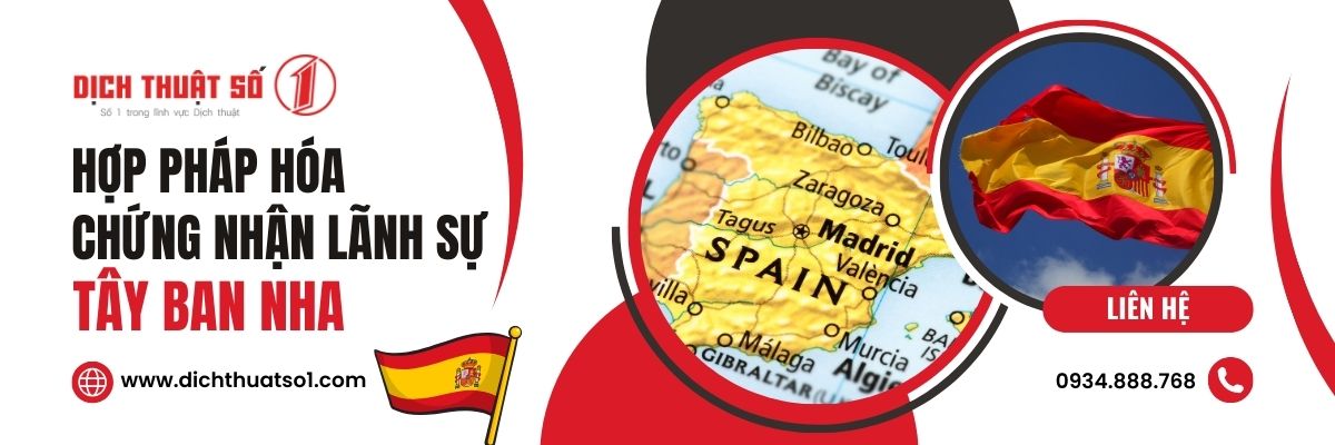 Hợp pháp hóa lãnh sự Tây Ban Nha
