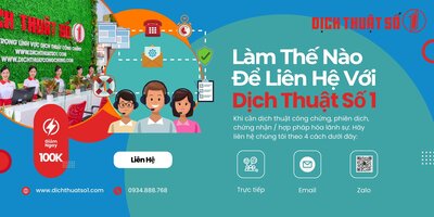 4 Cách Giao Dịch Tại Dịch Thuật Số 1 - Nhanh & Miễn Phí