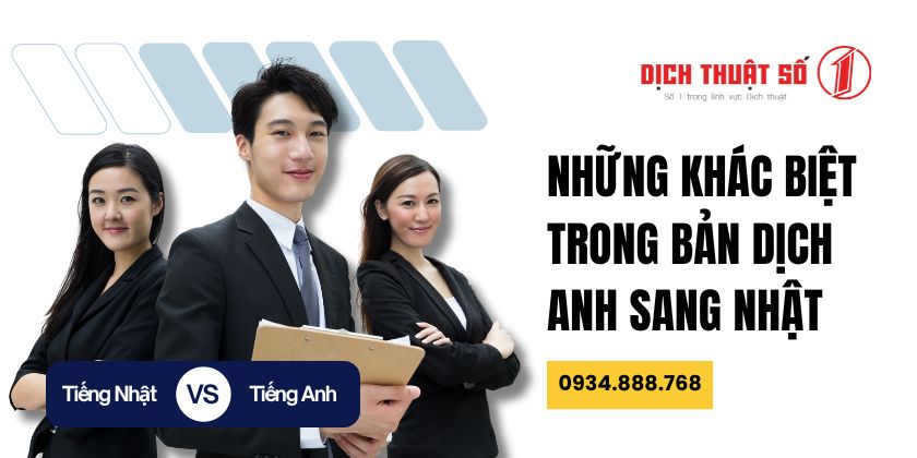 khác biệt trong bản dịch tiếng Nhật sang tiếng Anh