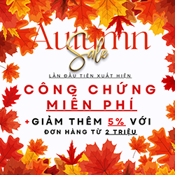 AUTUMN SALE - LẦN ĐẦU TIÊN XUẤT HIỆN - CÔNG CHỨNG MIỄN PHÍ