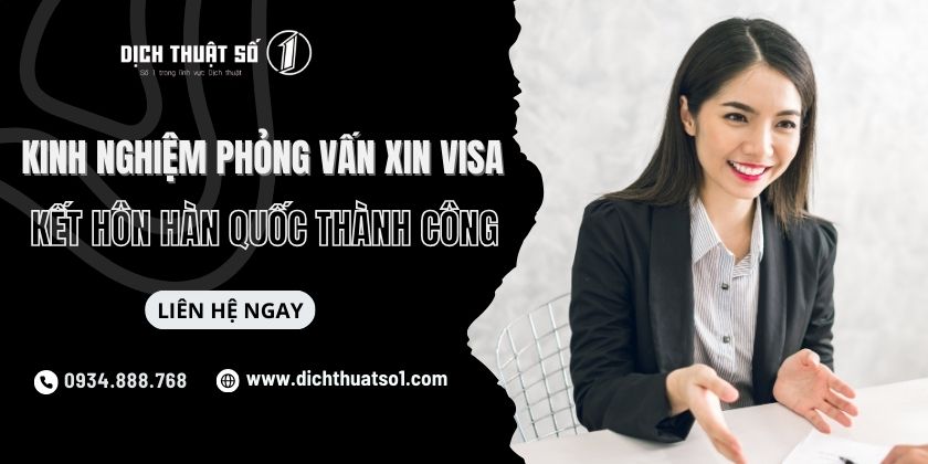 kinh nghiệm xin visa kết hôn hàn quốc