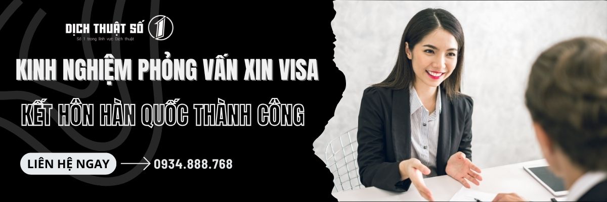 kinh nghiệm xin visa kết hôn hàn quốc