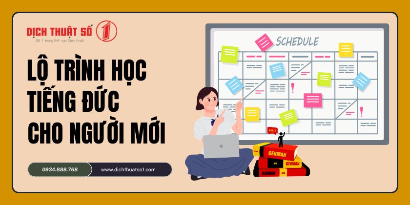 Lộ trình học tiếng Đức cho người mới bắt đầu