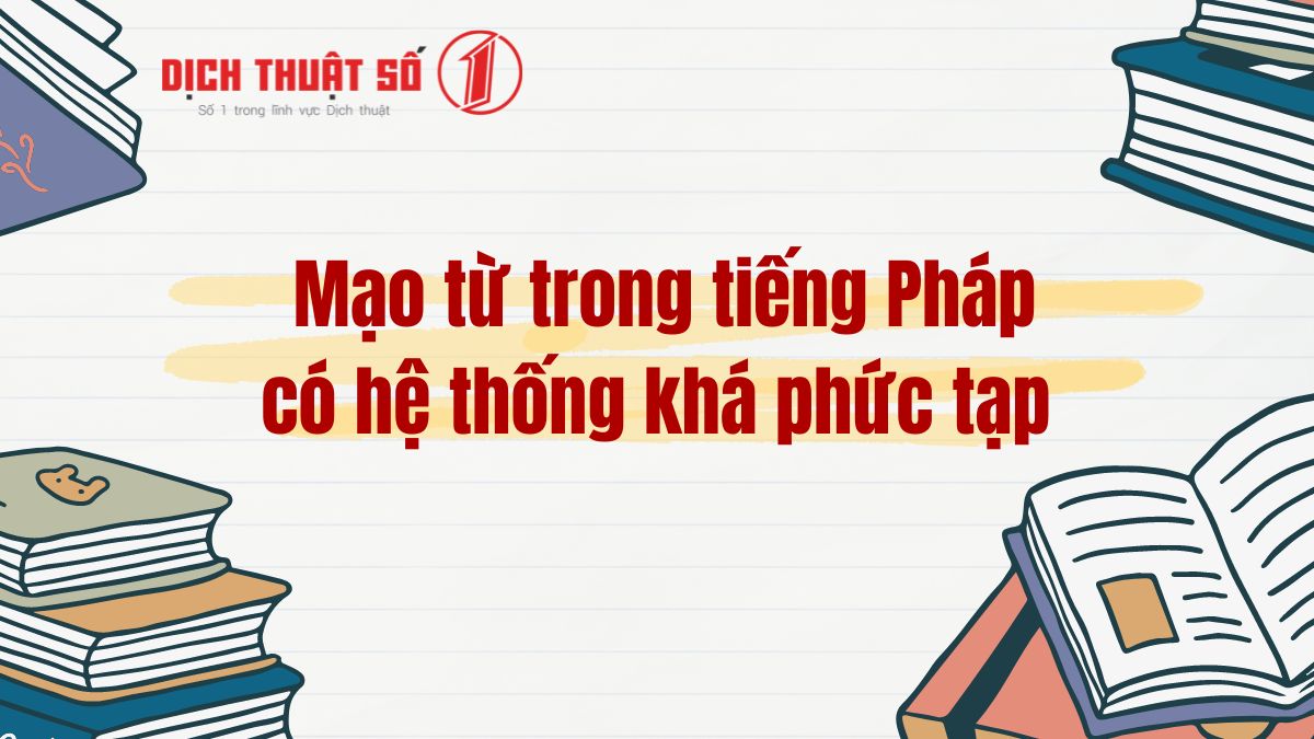 mạo từ trong tiếng pháp