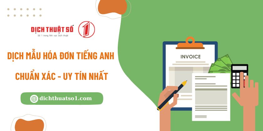 mẫu hóa đơn tiếng anh