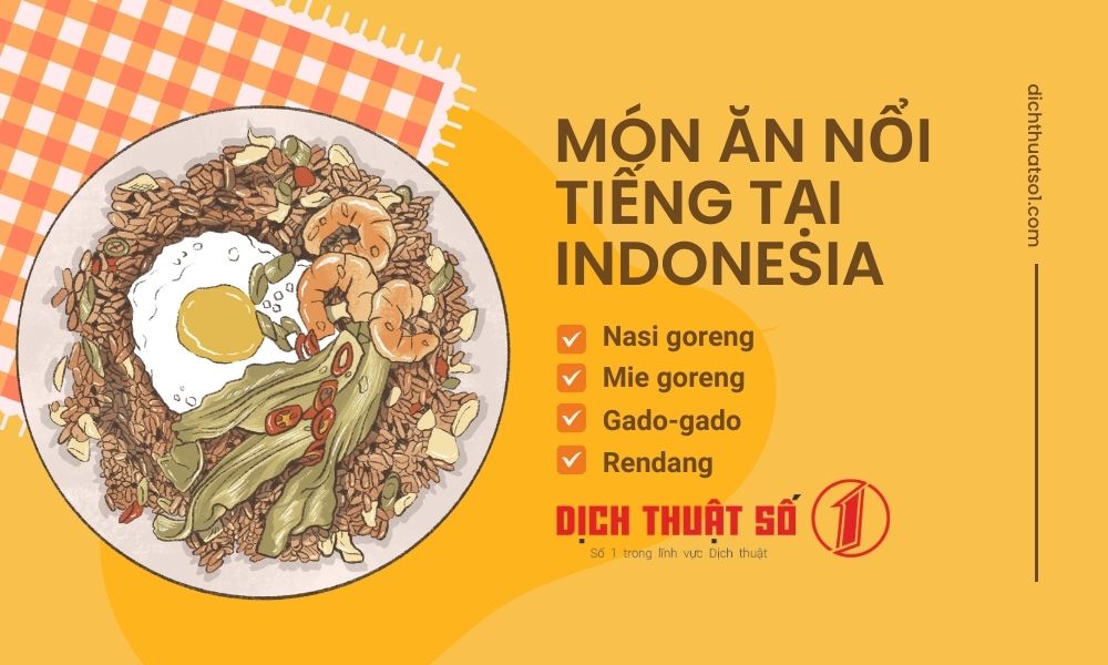 món ăn nổi tiếng ở indonesia