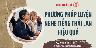 Phương pháp luyện nghe tiếng Thái Lan hiệu quả cho người mới bắt đầu