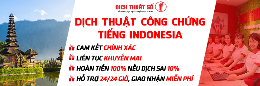 Dịch thuật tiếng Indonesia