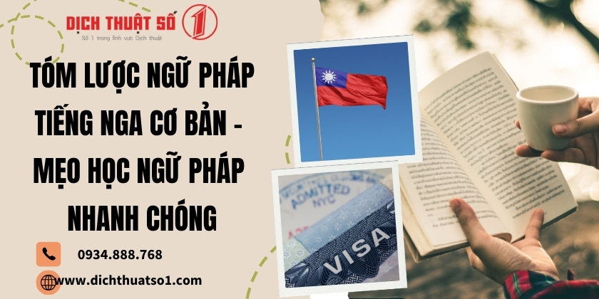 Tóm lược ngữ pháp tiếng Nga cơ bản - Mẹo học ngữ pháp nhanh chóng 