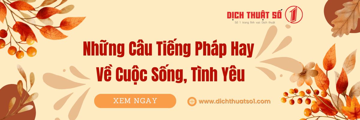 Những Câu Tiếng Pháp Hay