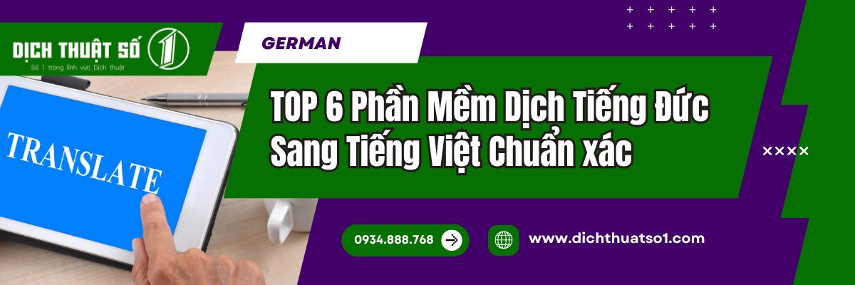 phần mềm dịch tiếng Đức sang tiếng Việt chuẩn