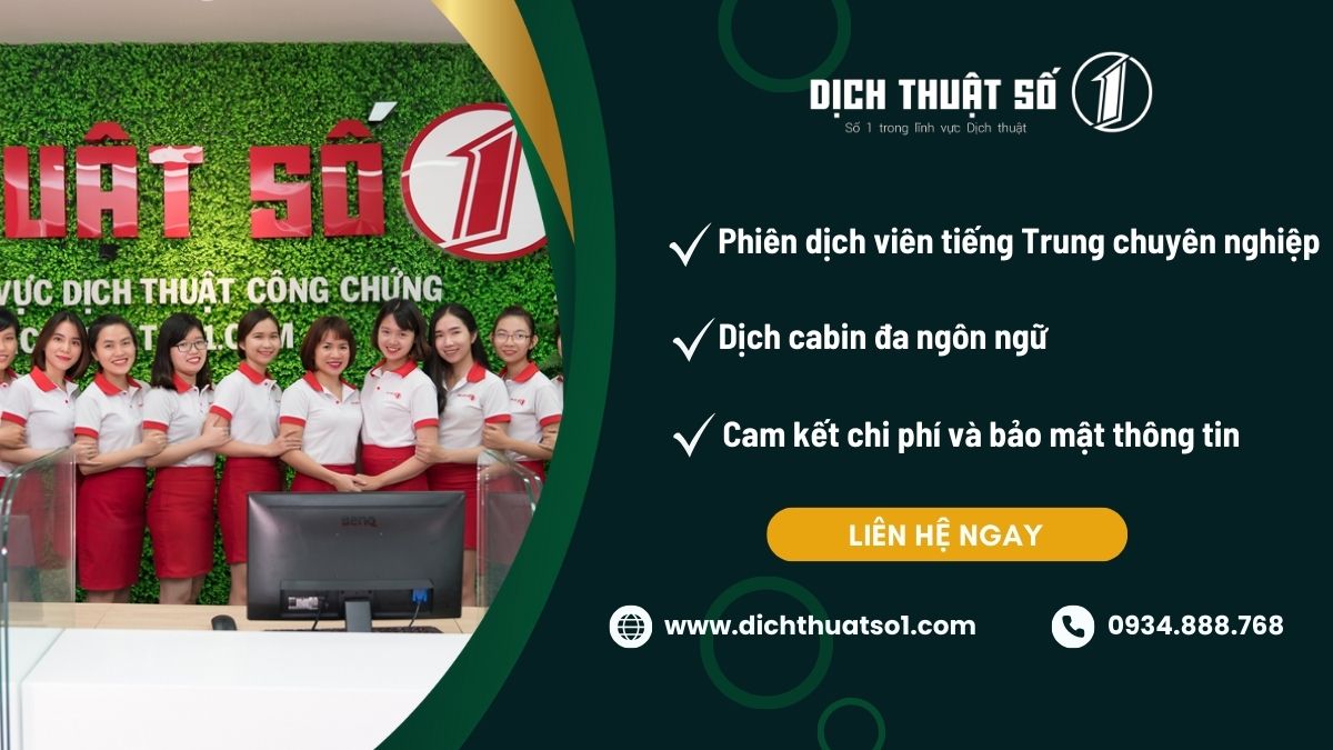 phiên dịch cabin tiếng trung