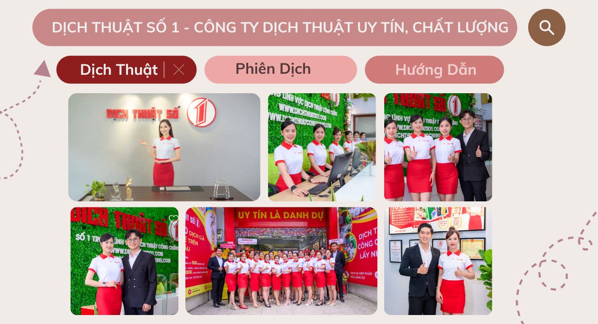 Dịch Thuật Số 1 - Dịch thuật hàng đầu