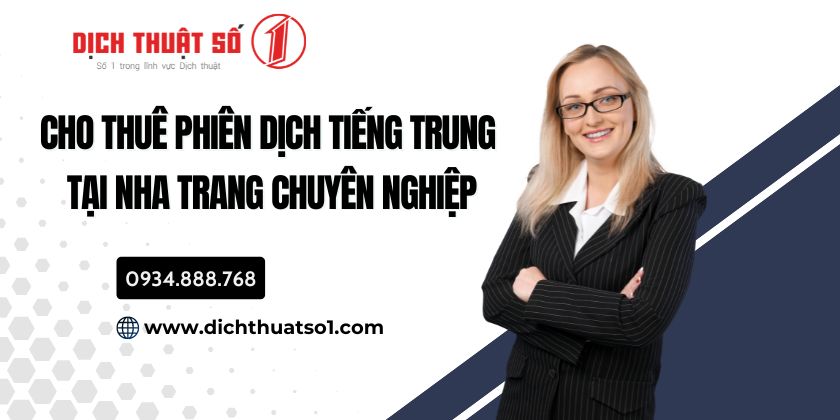 Phiên Dịch Tiếng Trung Tại Nha Trang