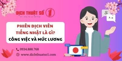 Phiên dịch viên tiếng Nhật là gì? Mô tả công việc và thu nhập