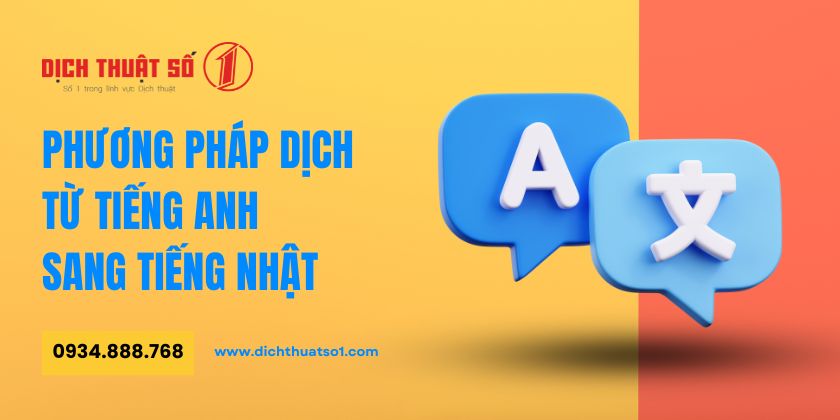 Phương pháp dịch tiếng Anh sang tiếng Nhật