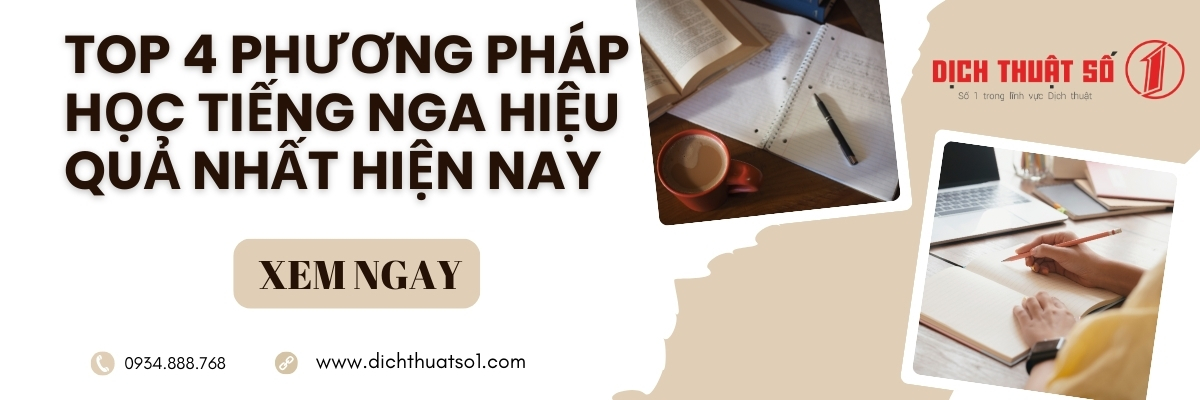 Tổng hợp các phương pháp học tiếng Nga hiệu quả nhất hiện nay