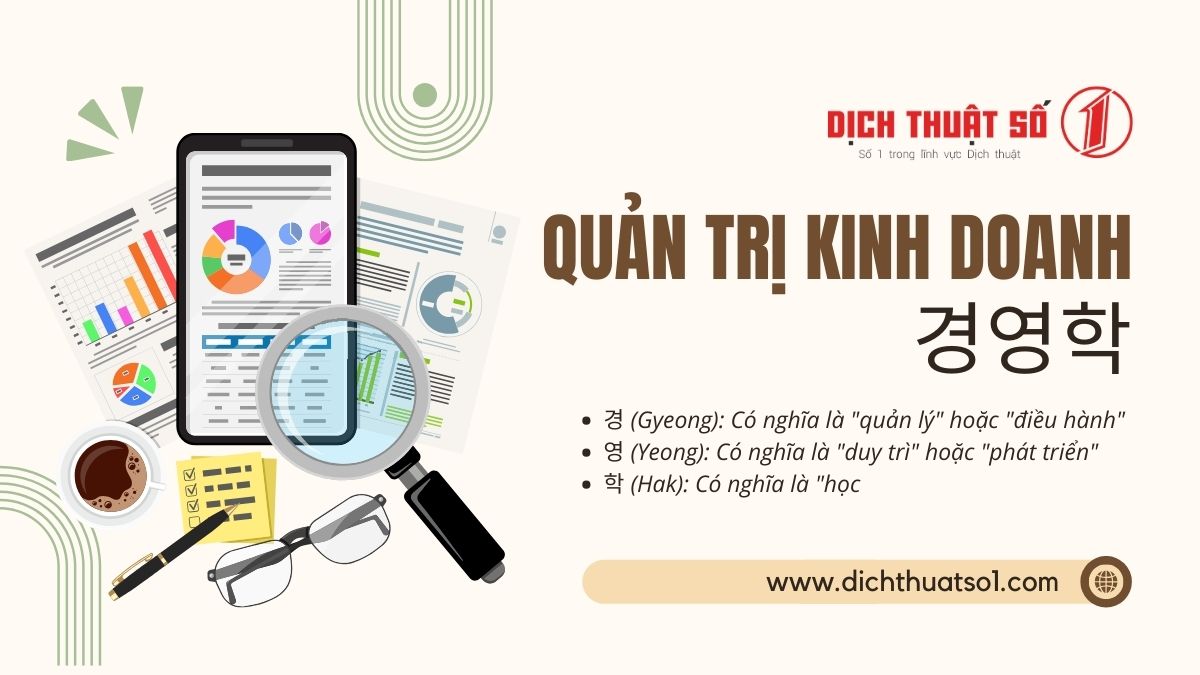 Ngành Quản trị Kinh doanh tiếng Hàn là gì?