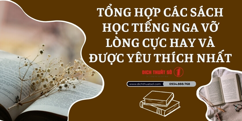 Tổng hợp các sách học tiếng Nga vỡ lòng cực hay và được yêu thích nhất