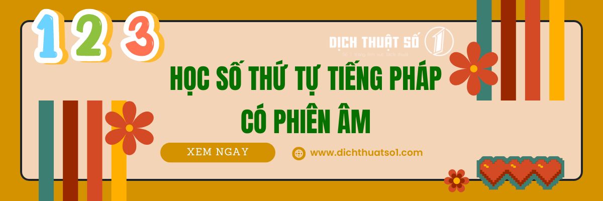 Số Thứ Tự Tiếng Pháp