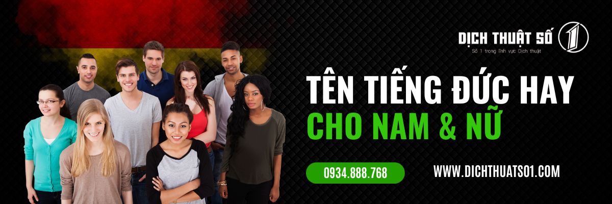 tên gọi tiếng Đức hay cho nam và nữ