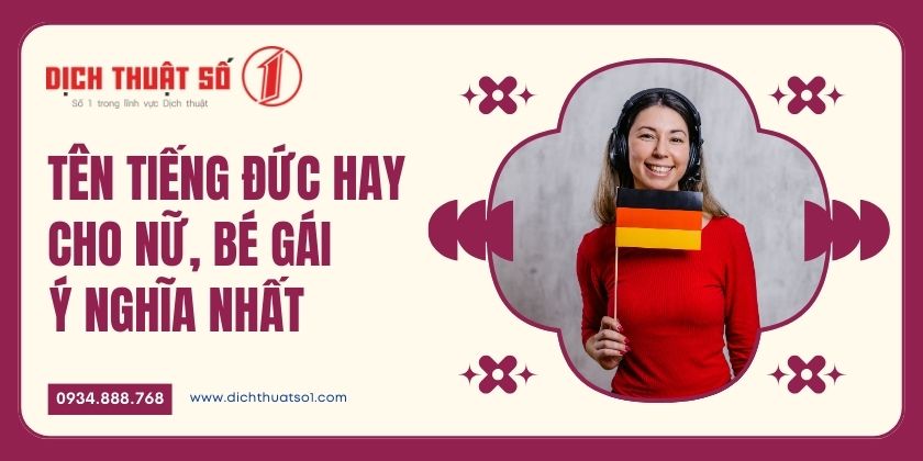 Tên tiếng Đức hay cho nữ, bé gái