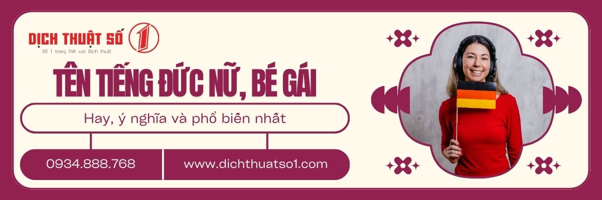 Tên tiếng Đức hay cho nữ, bé gái