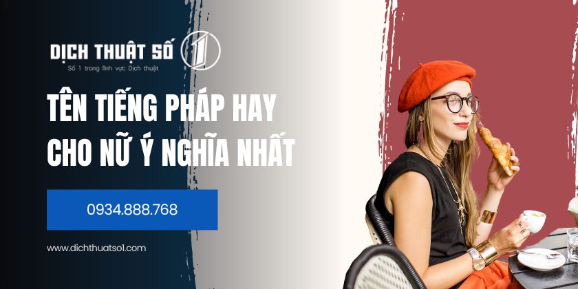 Tên tiếng Pháp hay cho nữ