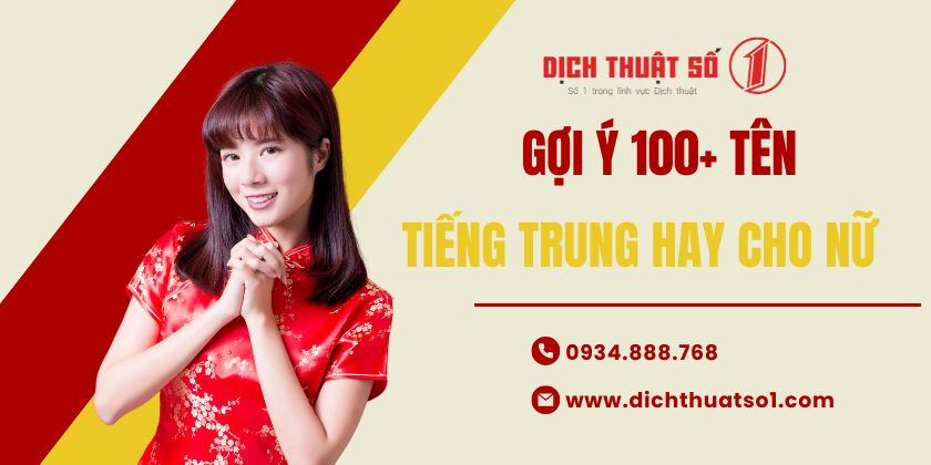 Tên Tiếng Trung Hay Cho Nữ