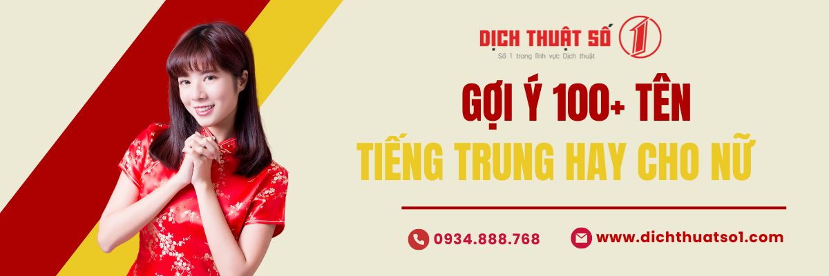 Tên Tiếng Trung Hay Cho Nữ