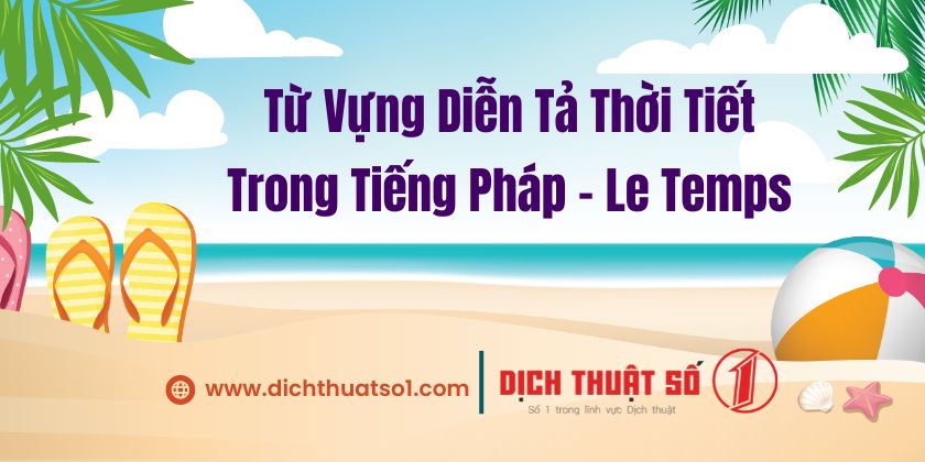 Thời Tiết Trong Tiếng Pháp