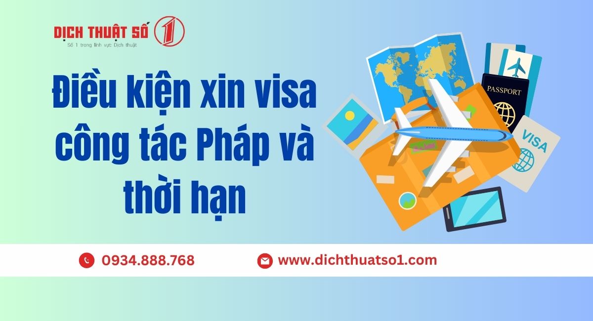 thủ tục xin visa đi pháp công tác