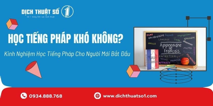 Tiếng Pháp Có Khó Không