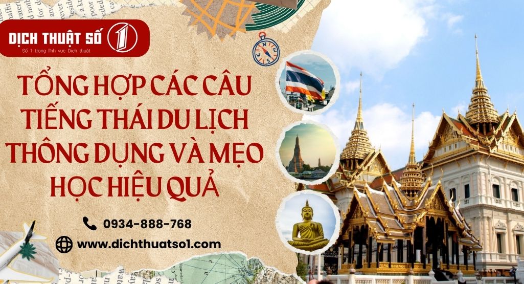 Tổng hợp các câu tiếng Thái du lịch thông dụng và mẹo học hiệu quả